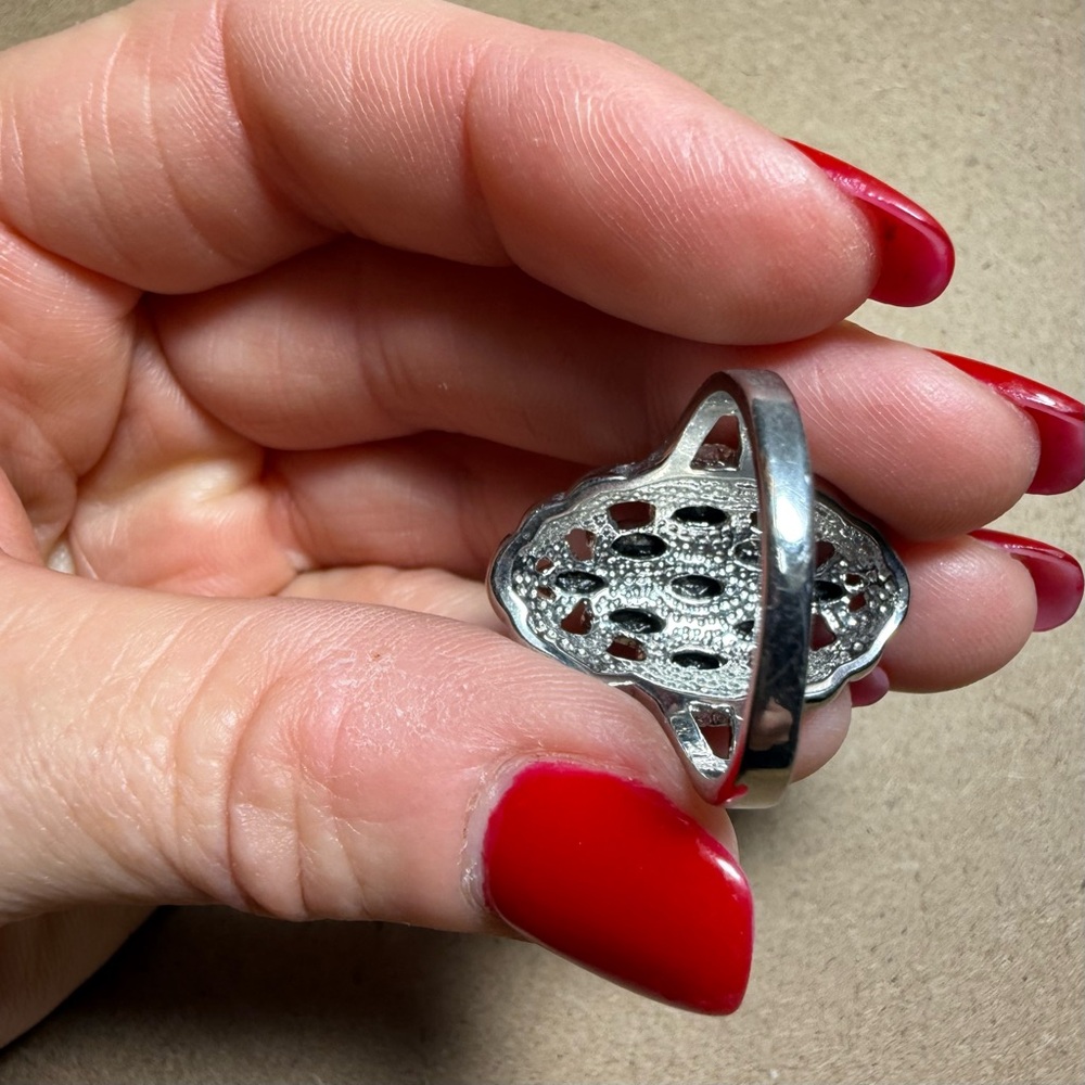 4 Elegant Gemstone Ring Set Bundle - image 8